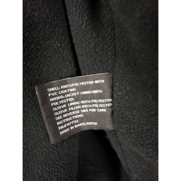 Zero X Posur ~Men's Size L~ Black Zip Front Drawstring Winter Jacket Hoded. - Picture 11 of 12